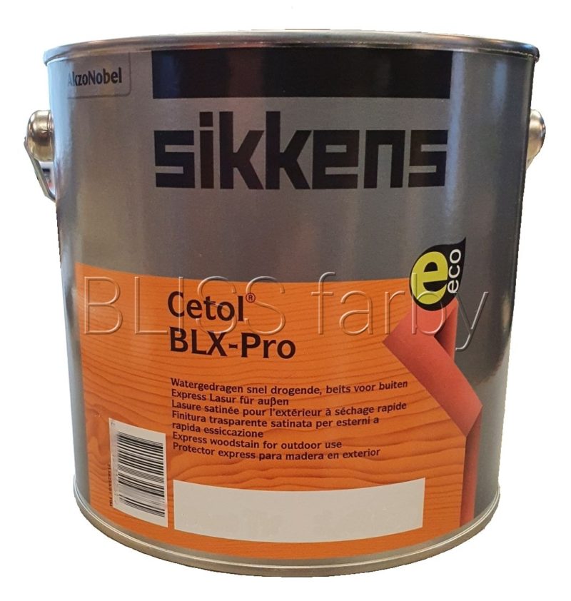 Sikkens Cetol BLX-Pro, tenko vrstvový lazúrovací náter na drevo